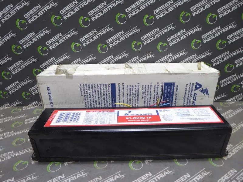 Advance VC-2S102-TP Rapid Start Ballast 277V 60Hz New NIB