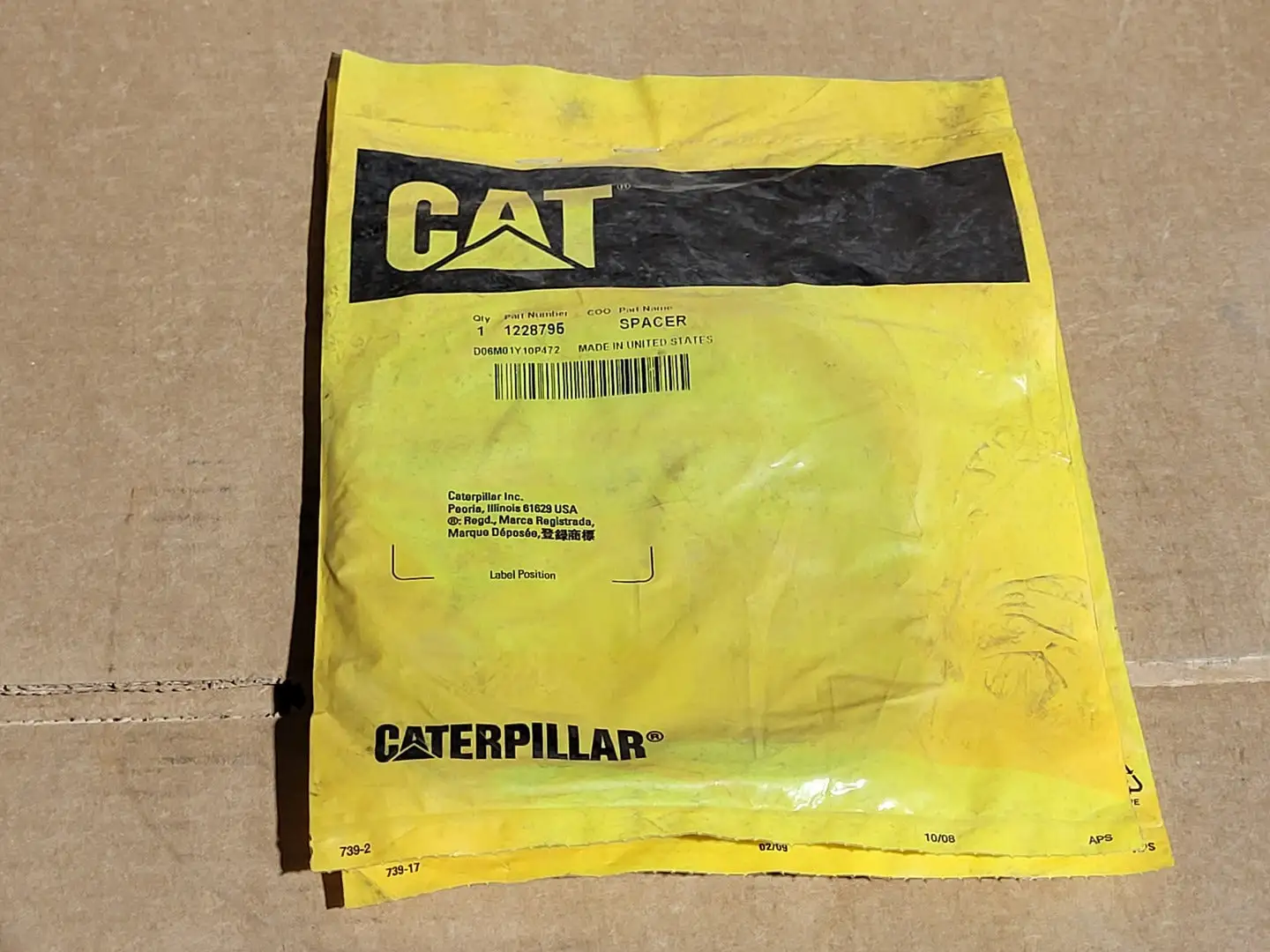 NEW CATERPILLAR 122-8795