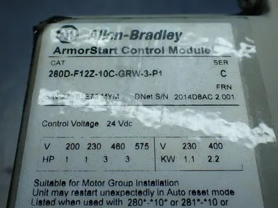 USED ALLENBRADLEY 280DFN10C