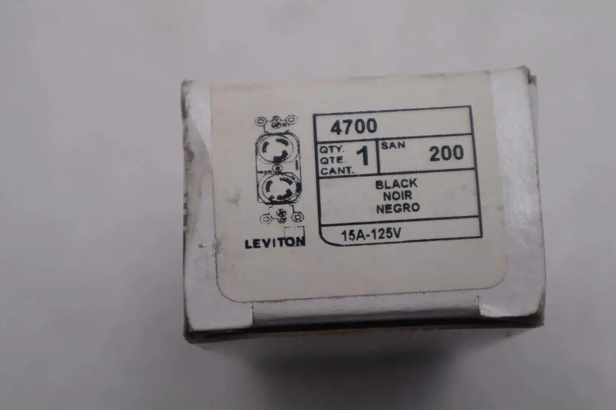 NEW OPEN BOX Leviton 4700 Outlet STOCK K-3375