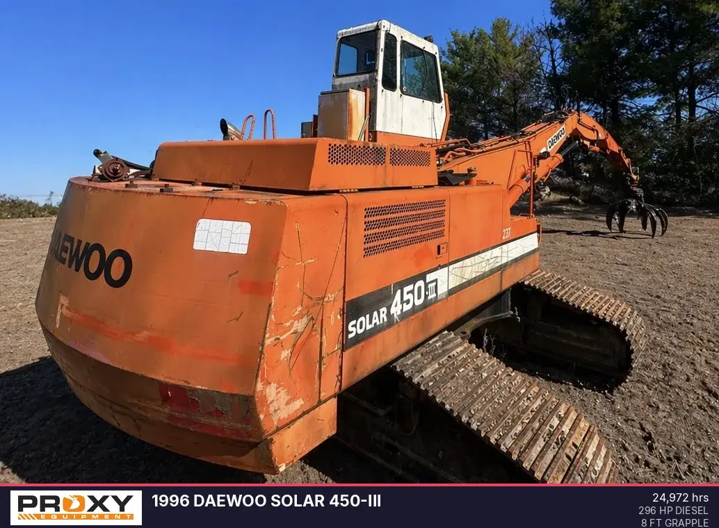 Used 1996 DOOSAN SL450-III Crawler Excavators Ohio US | Proxy Equipment #1388664