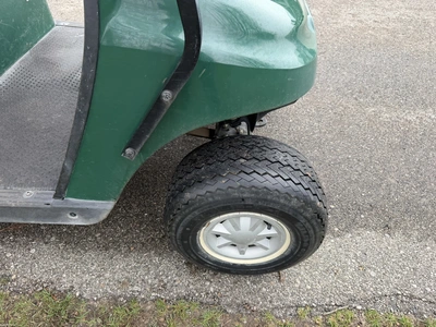 (1) 2015 E-Z-Go golf cart with a Kawasaki gas engine, does not include Club canopy, includes ball wa...