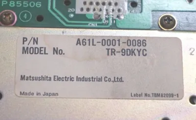 NEW GMF ROBOTICS / FANUC A05B-2022-C104 CRT/KB UNIT A61L-0001-0086