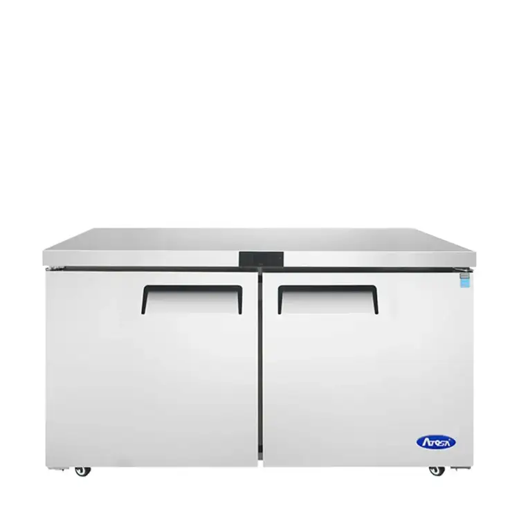 New | in-Stock Atosa New Atosa MGF8407GR 60'' (2) Door Undercounter Freezer Undercounter Freezers Illinois US | Falcon Restaurant Supply #1375447