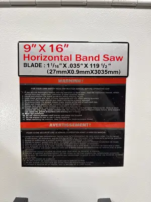 STANKO 9×16 Band Saw