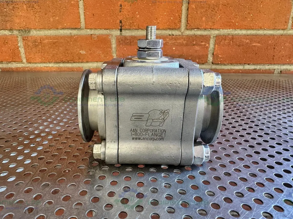 Used A&N CORPORATION A35I STAINLESS STEEL BALL VALVE W/ KF50 VACUUM FITTING Valves/Fittings California US | Equipment Lab #1338200