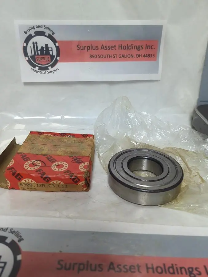 New | in-Stock FAG 6309 2ZR C3 Industrial Controls Ohio US | Surplus Asset Holdings #1494666
