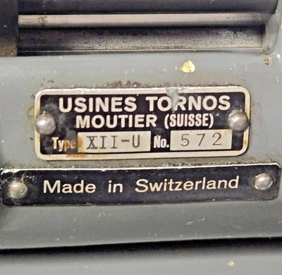 XII-U Attachment For USINES TORNOS MS7 Swiss Automatic Screw Machine Switzerland