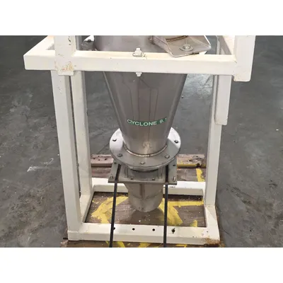 Used 17" Diameter MAC Equipment Stainless Steel Cyclone Separator FT17