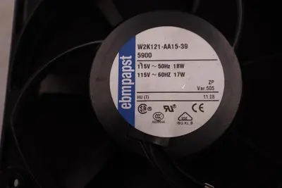 EBMPQPST W2K121-AA15-39 115V 50HZ 18W - STOCK GF255