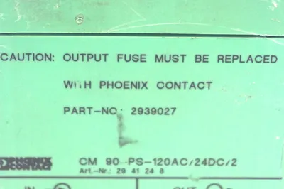 USED PHOENIX CONTACT 2939027 POWER SUPPLY