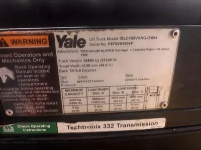 USED YALE GLC155