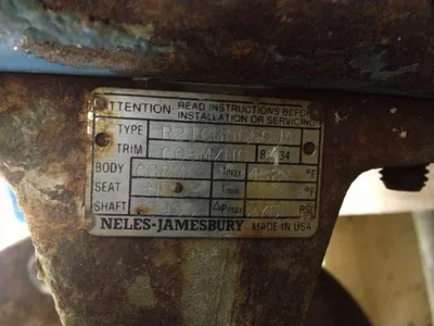 Neles Jamesbury 6"-150 V-Ball Control Valve