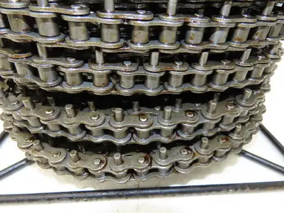 Peer 50R X100FT SP D-1 E2PIN Roller Chain #50 Riveted 100' Reel D-1 Attachment