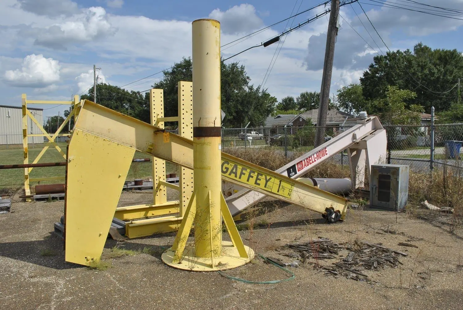 USED GAFFEY 1.5 TON JIB CRANE