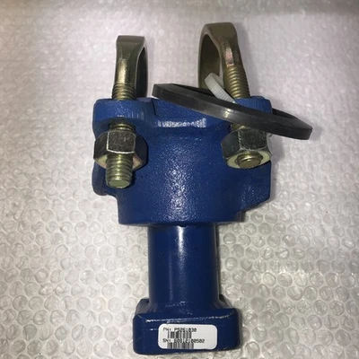 **10674 Tapping Service  Iron Saddle Clamp Double#