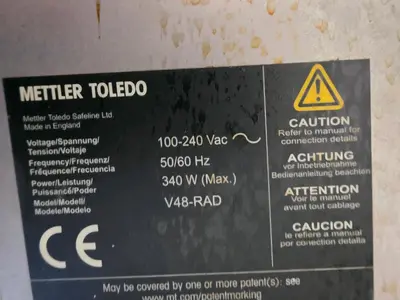 Used METTLER TOLEDO SAFELINE Metal Detectors Illinois US | M&M Equipment Corp. #1506694