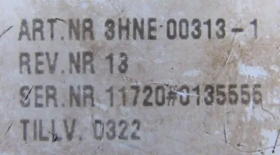 USED ABB 3HNE-00313-1 TEACH PENDANT 3HNE003131