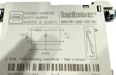 NEW STAHL 9001/01-280-100-101 SAFETY BARRIER 900101280100101