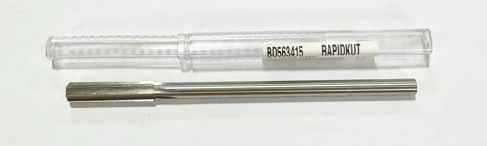 RapidKut .3415" HSS Decimal Chucking Reamer Straight Shank Straight Flute