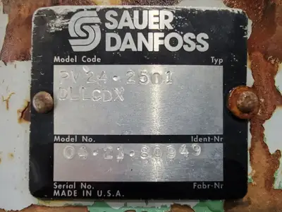 Used SAUER DANFOSS PV24-2501 DLLCDX Parts (Hydraulics and Pneumatics) British Columbia CA | Lenmark #1440831