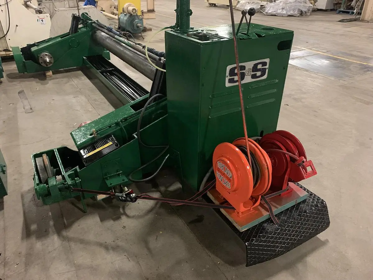 Used 1978 S & S UNWIND STANDS Corrugating Line Roll Stands Pennsylvania US | Global Equipment International, LLC #1264793