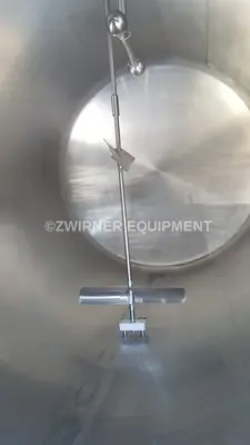 Cherry-Burrell 3000 Gallon Refrigerated Horizontal Cylindrical Storage Tank