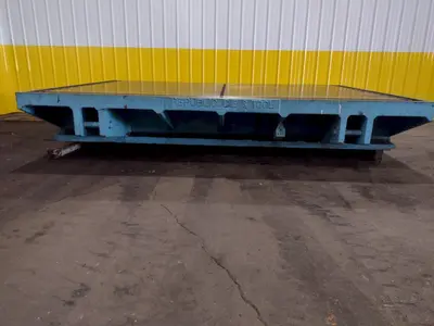 90'' X 130'' T SLOTTED LAYOUT TABLE / FLOOR PLATE: STOCK 17536