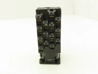 Telemecanique 9003AEQ3819 Rotary Cam Switch Assy 300VAC 12A W KAD1PZ Knob