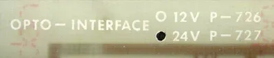USED OPTO INTERFACE 24V-P-727 PC BOARD P-727 24VP727