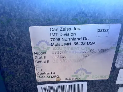 USED ZEISS ECLIPSE EC 550 CMM COORDINATE MEASURING MACHINE