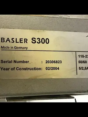 USED BASLER VISION S300