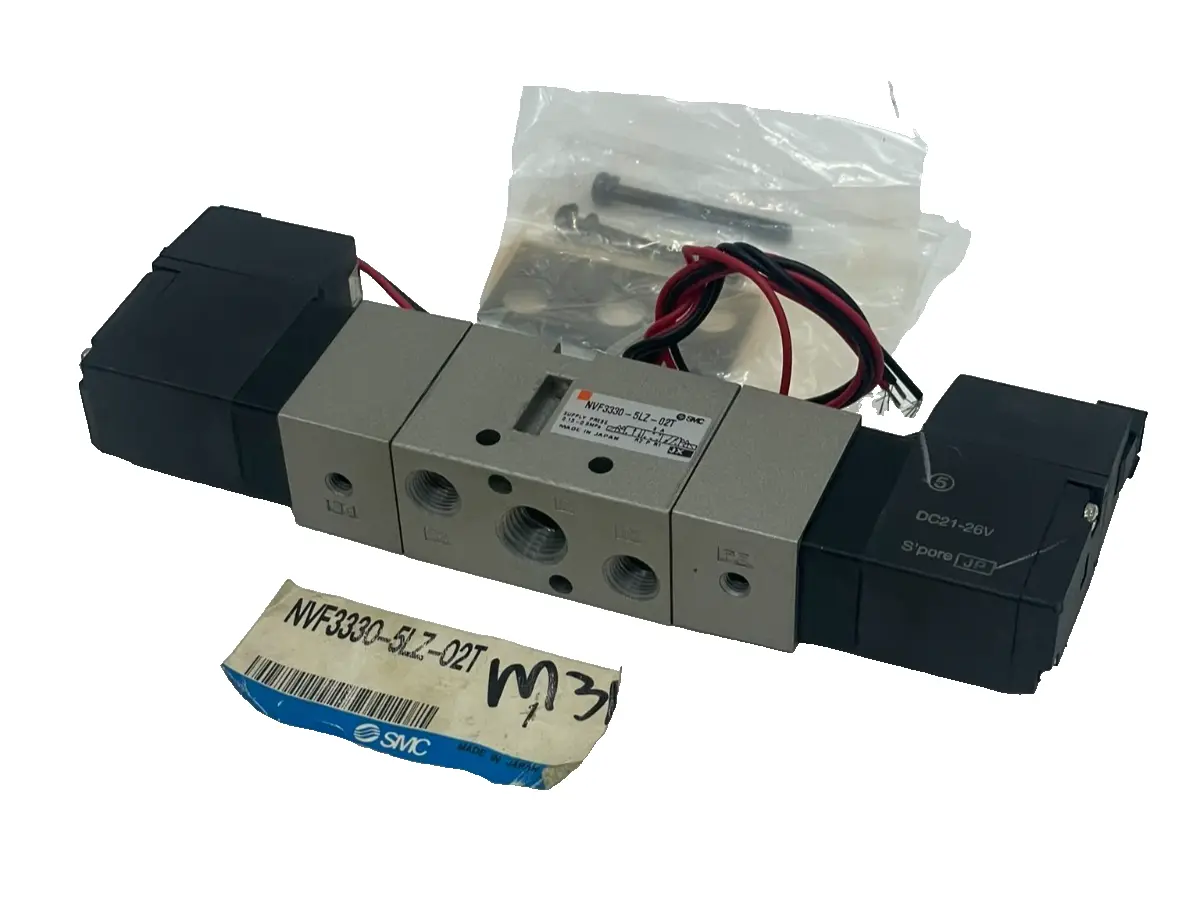 NEW SMC NVF3330-5LZ-02T SOLENOID VALVE NVF33305LZ02T