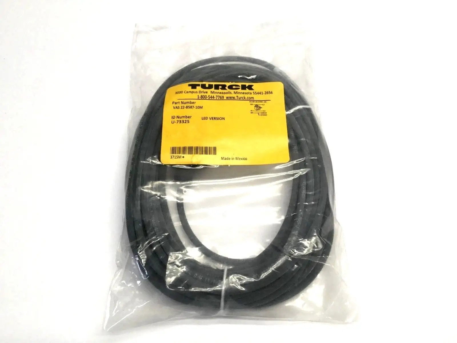 New | in-Stock Turck U-73325 Bus Bars & Plugs Michigan US | Maverick Industrial Sales #1390938