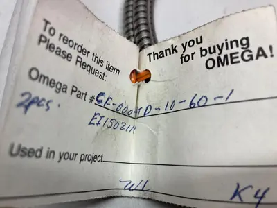 New | in-Stock OMEGA CF-000-RTD-10-60-1 Thermocouples Ohio US | Surplus Asset Holdings #1241827