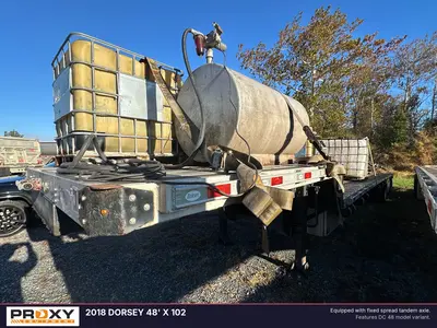 Used 2018 DORSEY 48' X 102 Flatbed Trailers Pennsylvania US | Proxy Equipment #1379038