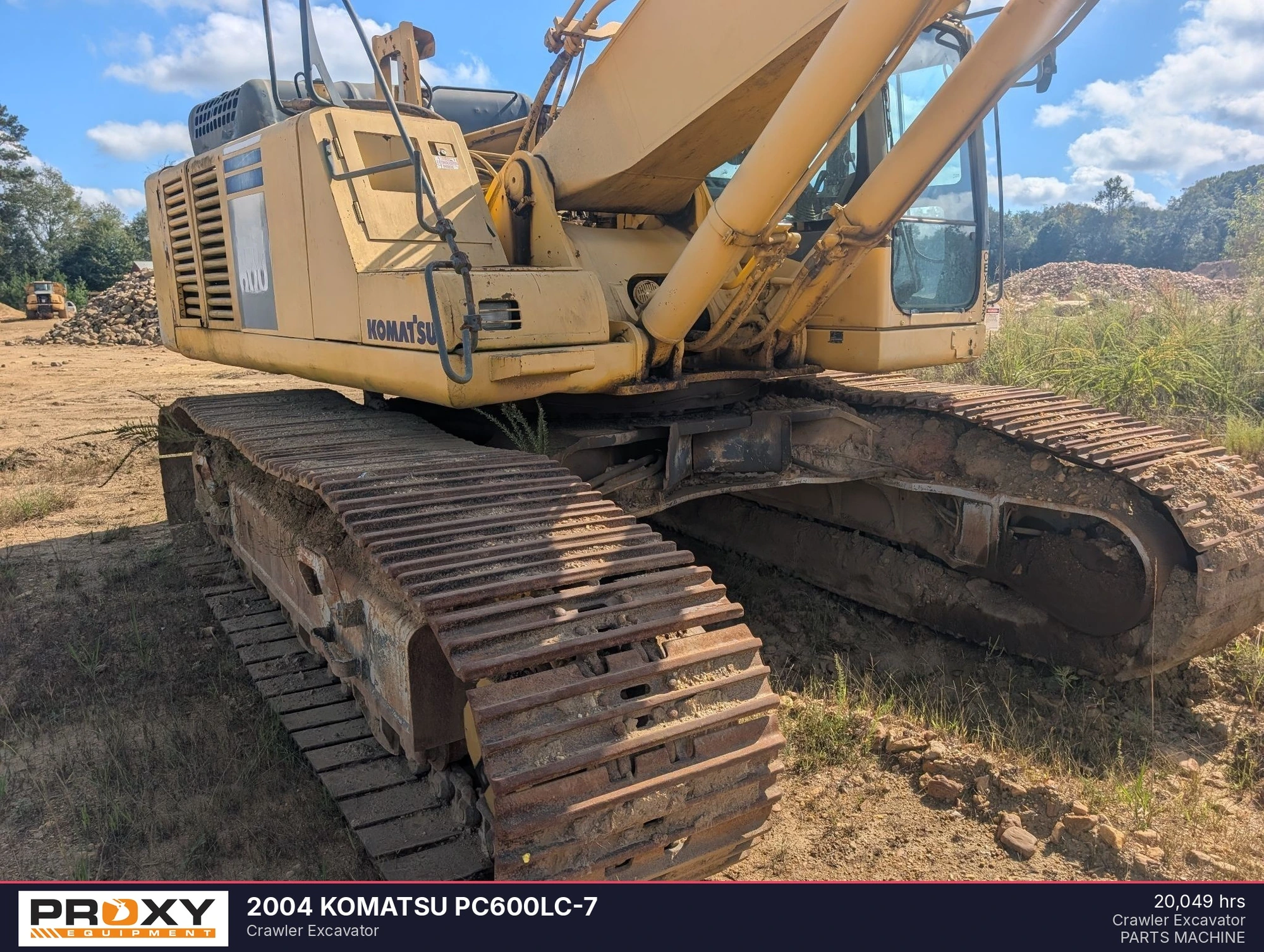 Used 2004 KOMATSU PC600LC-7 Crawler Excavators Louisiana US | Proxy Equipment #1545562