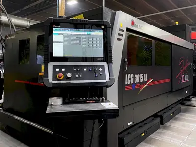Used 2017 AMADA LCG-3015 AJ FIBER Laser Cutters Illinois US | Machine Factory Outlet #1264019
