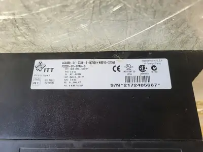 USED ITT ACS880-01-07A6-5