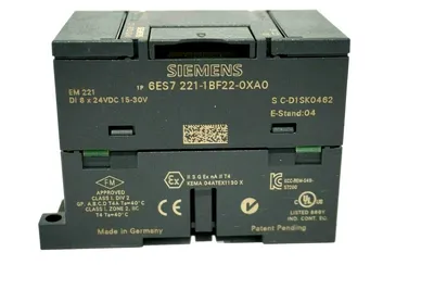 USED SIEMENS 6ES7221-1BF22-0XA0 INPUT MODULE 6ES72211BF220XA0