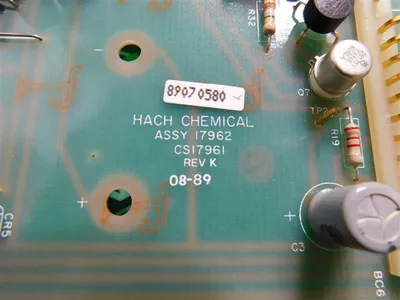 Hach Chemical 17962 Control Board Rev. K Used