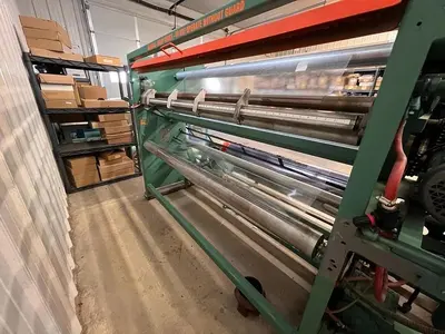 60" WIDE VOORWOOD DUPLEX SLITTER REWINDER MODEL S60-18/187