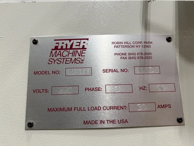Fryer VB-100 CNC Vertical Machining Center – 2015