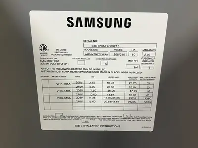 Used SAMSUNG AM054TNZDCH/AA Miscellaneous MRO Ohio US | HGR 24 #1287411