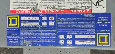 USED SQUARE D 12-13537853-001