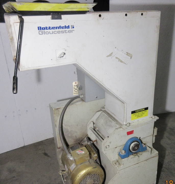 Used 1998 GLOUCESTER 1012 BP Granulators Massachusetts US | Hunter Plastics #788009