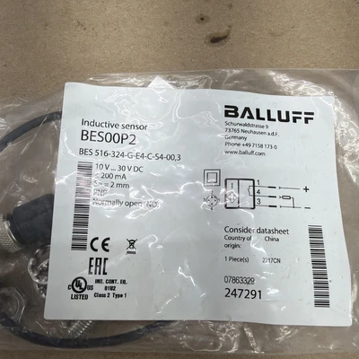NEW Balluff BES00P2