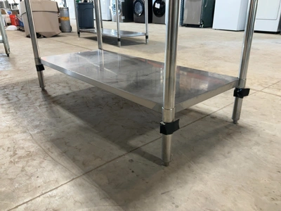 Used SAUBER SELECT PA8360 STAINLESS STEEL COMMERCIAL WORK TABLE 60” Food Prep Tables Michigan US | Miedema Asset Management Group #1580088