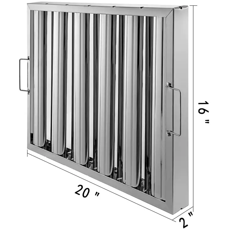 New | in-Stock Isaac Peoria New VEVOR Commercial Hood Filter 19.5"W x 15.5"H C IP Food, Restaurant, & Bakery Parts & Accessories Illinois US | Falcon Restaurant Supply #1376730