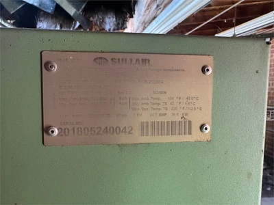 Used 2018 SULLAIR "3000P" Rotary Screw & Sliding Vane Air Compressors North Carolina US | MachineryMax #1349114